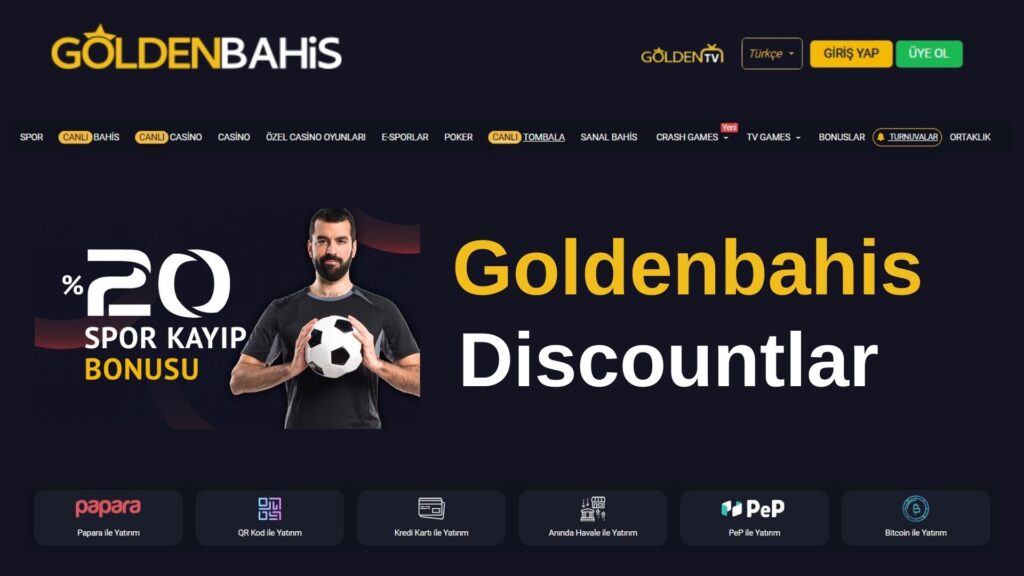 Goldenbahis Discountlar